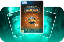 World of Warcraft Prepaid Time Cards | 60 Days