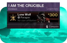 I Am the Crucible Emblem