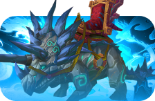 Slate Primordial Direhorn Mount