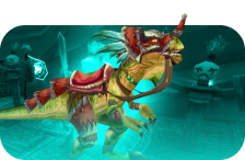 WoW Season of Discovery Swift Razzashi Raptor Mount